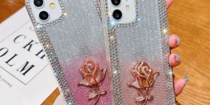 Rose Diamond Tpu (Soft) iPhone 16 Pro Max Phone Case