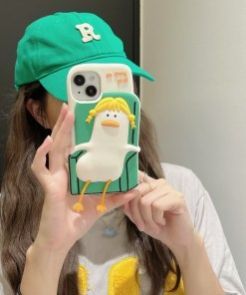 Soft Silicone Ducklings iPhone 15 Pro Phone Case