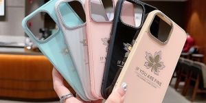 Stamping Leave Design Tpu (Soft) iPhone 13 Phone Case