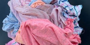 Printed Cotton Bedsheet Wiping Rags Color