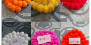 Marigold Fluffy Flower Garland