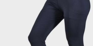 Ladies Navy Blue Stretchable Leggings