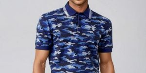 Mens Air Force Camo Classic Polo T-Shirts