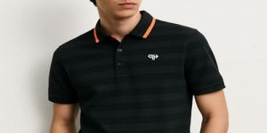 Mens Heavy Black Classic Polo T-Shirts