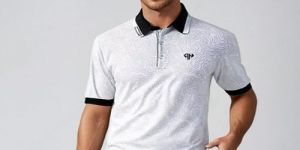 Mens White Adventure Classic Polo T-Shirts