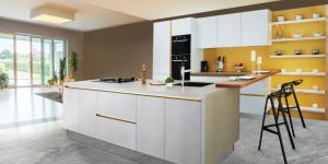 L Shaped Modular Kitchen