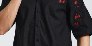 Black Denim Shirt