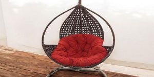Breeze Nest Metal Modern Hanging Swing Chair