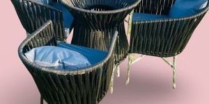 Haven Cord Outdoor Four Seater Table Chair Set