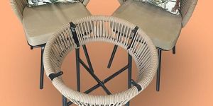Mesh Mood Two Seater Round Table Chair Set