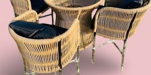 Sereni Weave Outdoor Four Seater Table Chair Set