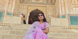 organza kurti dupatta set