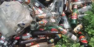 Beer Broken Glass Scrap