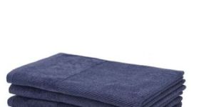 Blue Soft Cotton Hand Towel