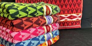 Premium Cotton Printed Bath Towel