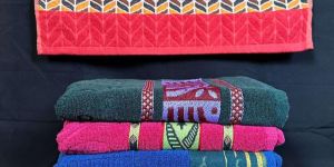 Printed Premium Cotton Bath Towel