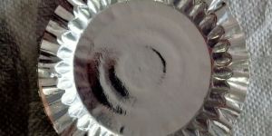 7 Inch Silver Diamond Paper Plate