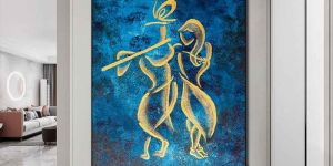Radha Krishna Decorative Wall Art