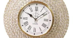premium brass clock