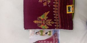 Red Classic Parrot Saree