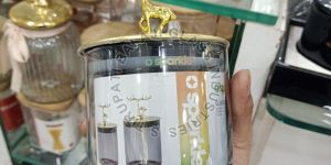 Glass Sugar Bowl Set