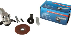 Impa 590301 / 590303 Pneumatic Angle Grinder High-Speed Air Grinder for Cutting, Rust Removal