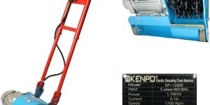 Impa 591212 Electric Descaling Chain Machine KP1200E High-Speed Rust (440V, 120mm)