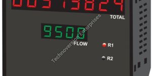 FLOW INDICATOR CUM TOTALIZER WITH GRAPHICS LCD DISPLAY