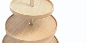 Three Tier Wood Cake Stand