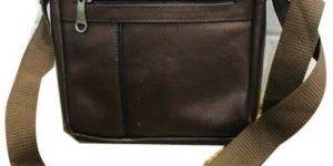 Dark Brown Office Sling Bags