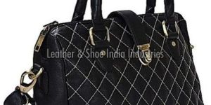 Diamond Embroidery Leather Sling Bags