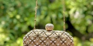 Beaded Clutch Bag