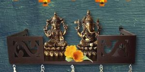Beautiful Wooden Temple With Shelf