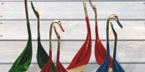 Pretty Brass Birds Showpiece for Decor