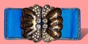 Women Blue Broad Waist Belts