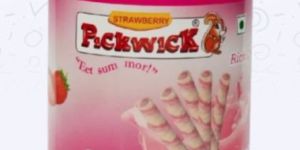 Strawberry Wafer Rolls Jar