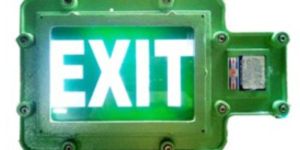 Flameproof Exit Light