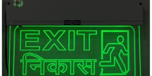 Metal Rectangular LED Exit Signs