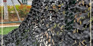 Camouflage Black Net
