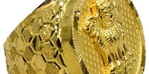 Ashok Stambh Mens Gold Rings