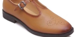 Genuine Leather Brogue Style Sandal for Men in Tan