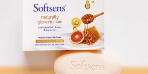 Naturally Glowing Skin Cream Bar Soap (100g X 4 Multipack)