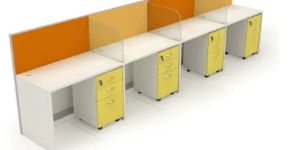 4 Seater Office Workstation