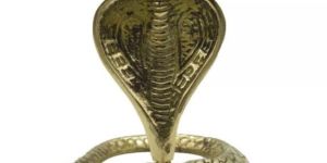 Brass Shivlingam Snake Idol