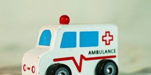 Channapatna Wooden Ambulance Car Toy