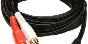 Upix 3.5mm Stereo Male to 2RCA Male Audio Cable (Ep to 2RCA) 2.7 Meters