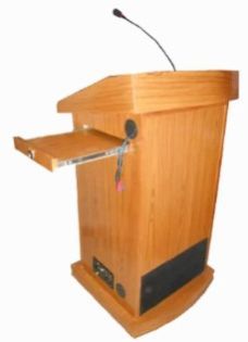 Wooden Podium SP-504 with PA System
