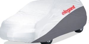 Elegant Car Body Cover Wr White And Grey for Hatchback Cars