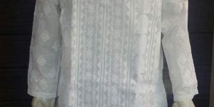 Lucknowi Chikankari Mens Kurta