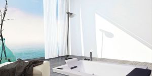 Tunisia Solo Whirlpool Rectangular Bath Tub